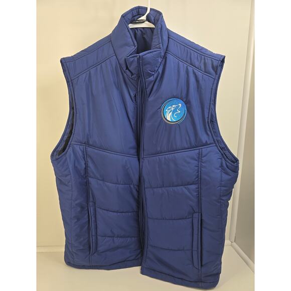 Port Authority Puffer Vest Men’s Size XL Blue Insulated Sleeveless Jacket - Picture 1 of 7